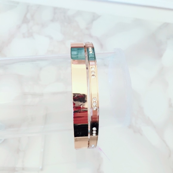 Jewelry - Rose Gold Tone Bangle Bracelets